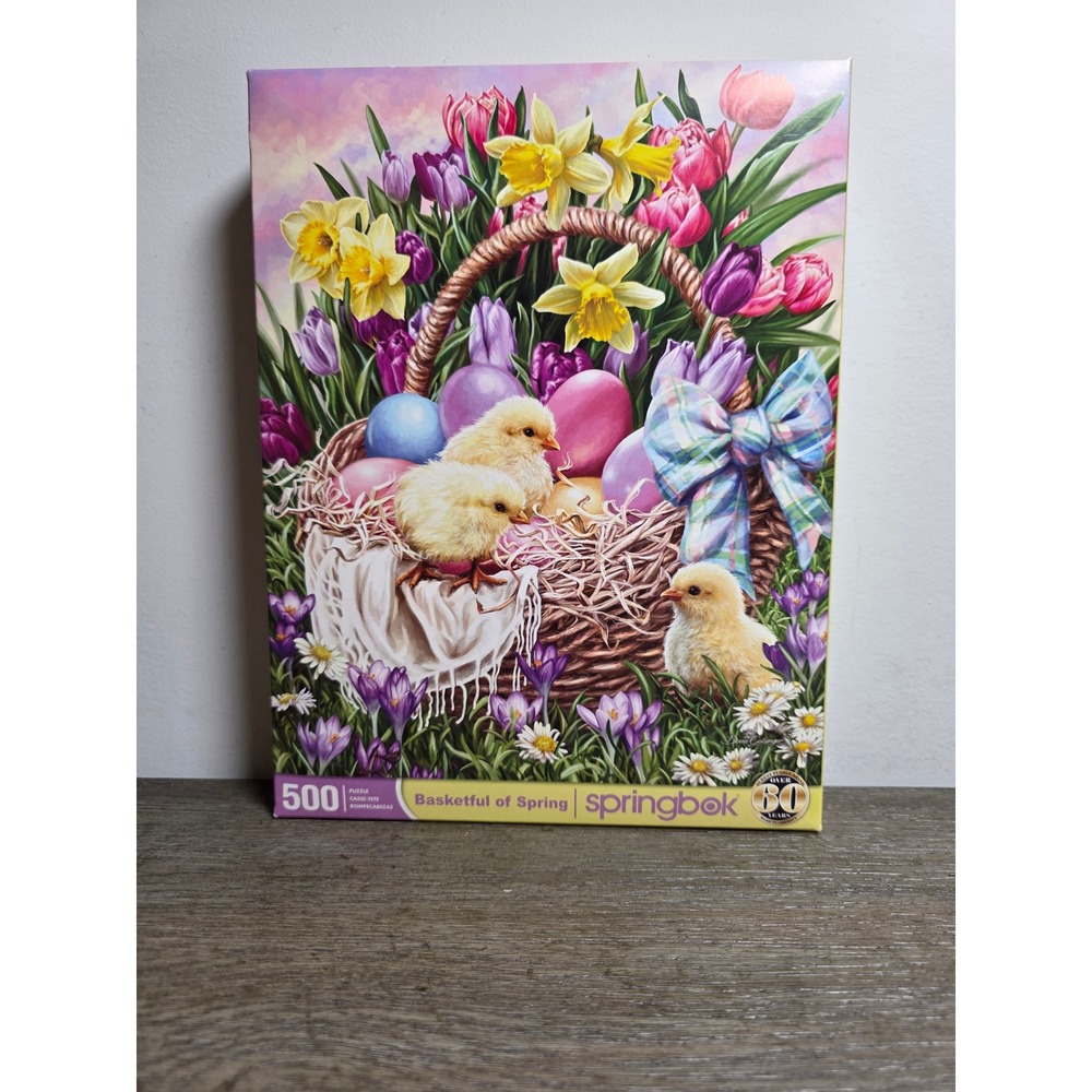 Basketful of Spring - 500 Piece Jigsaw Puzzle by Springbok